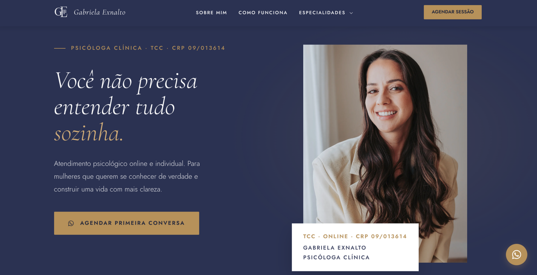 Gabriela Exnalto, psicóloga clínica